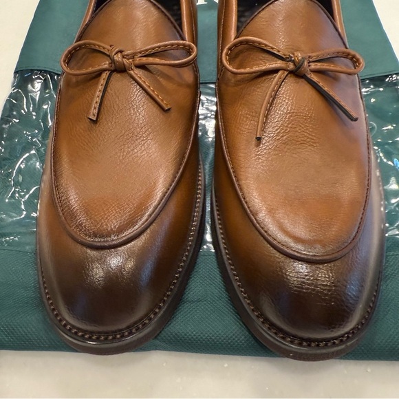 Old Money Hampton Men’s Brown Leather Loafers Slip On Size US 10.5 EU 44 NEW! - Picture 5 of 12